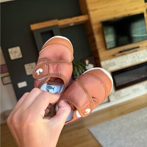 Brown Baby Walker Shoes with Soft Soles